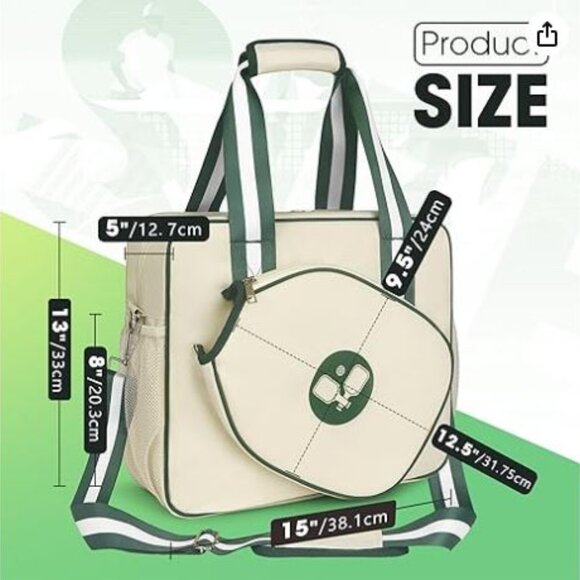 Newluck NWT Pickleball Tote Sling Bag - Picture 5 of 8